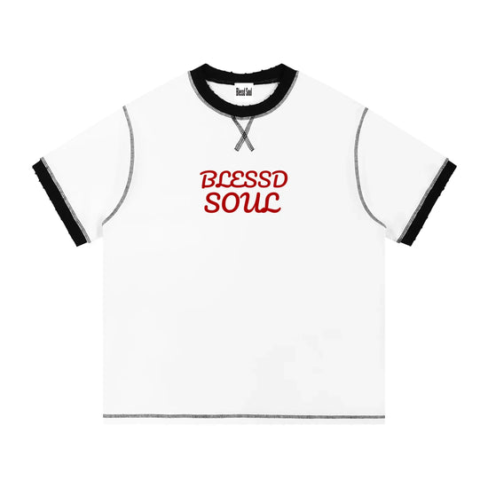 Contrast-Stitched Logo Tee