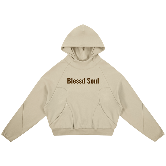 Light Brown Raglan Hoodie