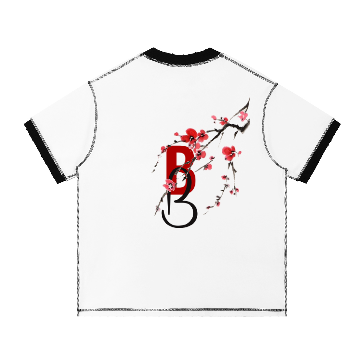 Contrast-Stitched Logo Tee