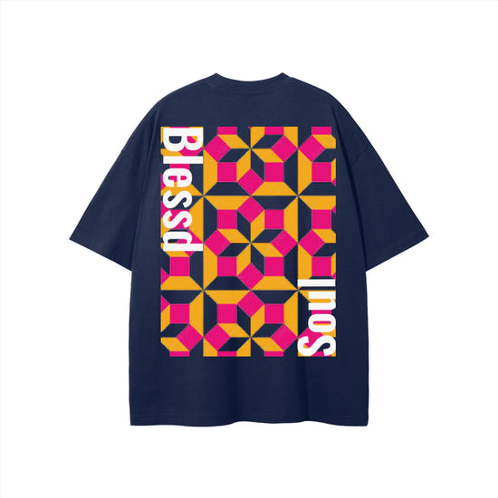 Mosaic Oversized Graphic Tee