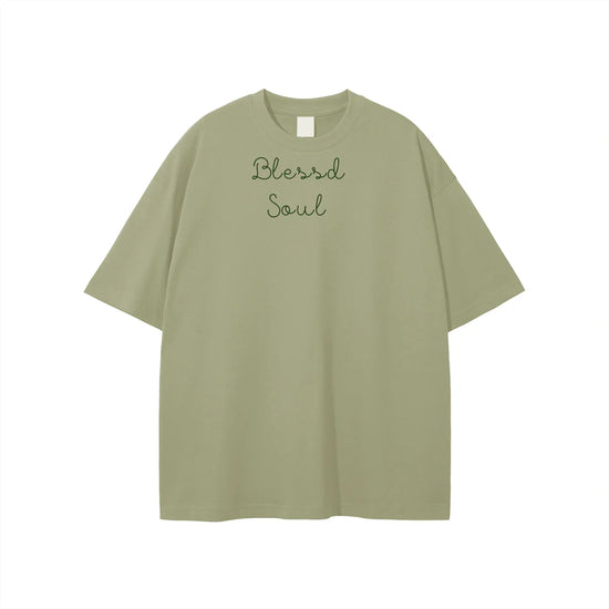 Olive Oversized Graphic Tee