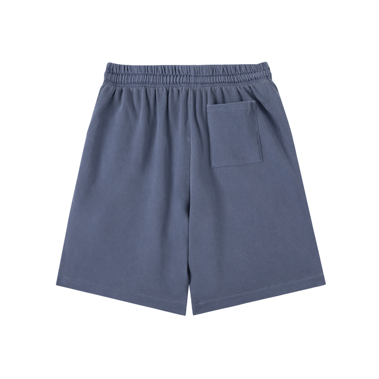 vintage wash logo shorts streetwear