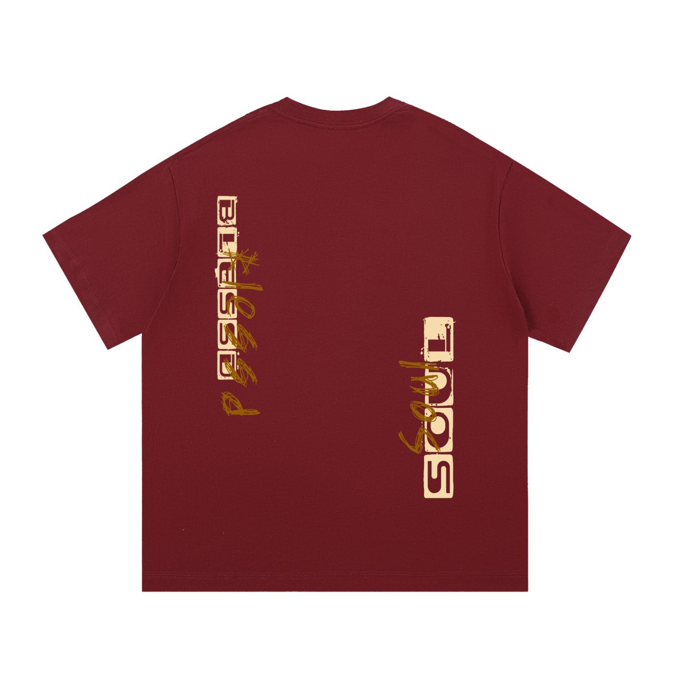 Deep Red Logo Tee