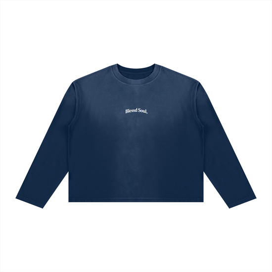 Sunfade Long Sleeve T-Shirt - Navy