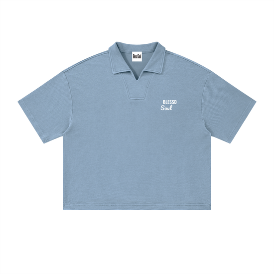 Boxy Polo Shirt - Blessd Beginnings