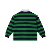 stripe polo shirt casual outfit