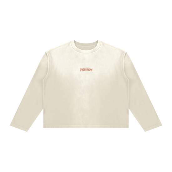 Sunfade Long Sleeve T-Shirt - Cream