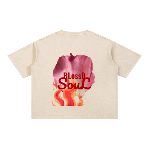 Boxy Tee- FLORAL FLAME COLLECTION