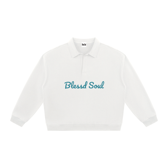Oversized Collared Sweatshirt