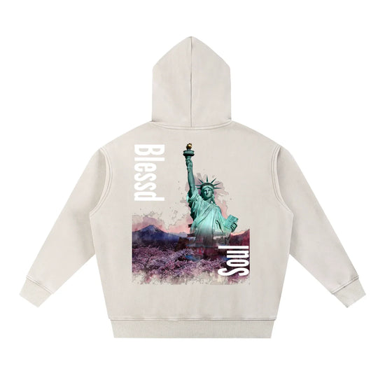 Snow Wash Oversized Hoodie
