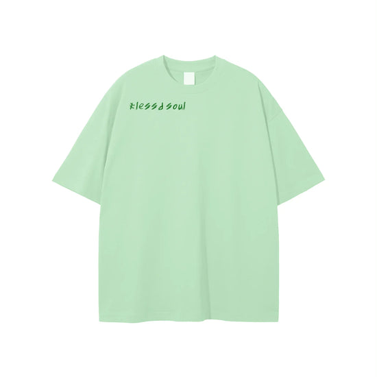 Light Green Oversized Graphic Tee