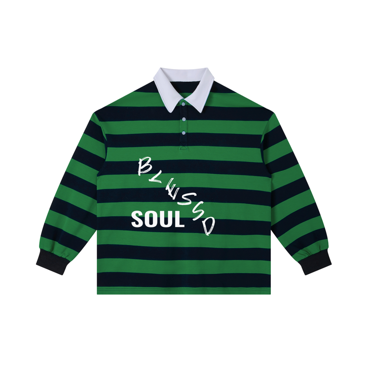 stripe polo shirt streetwear style