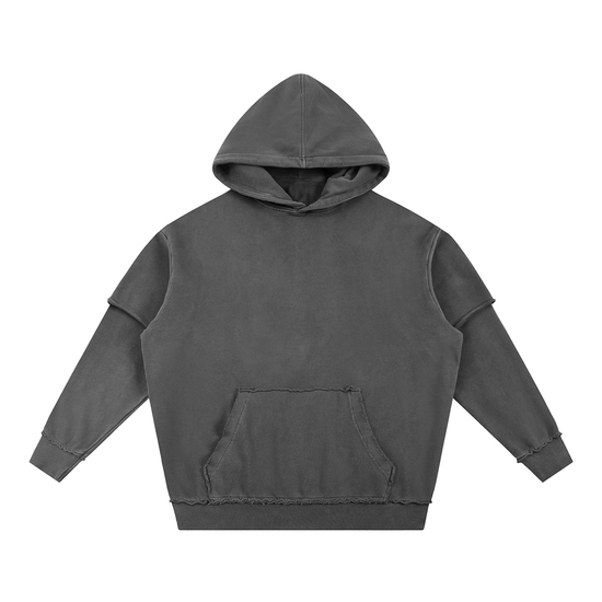 Raw Edge Hoodie